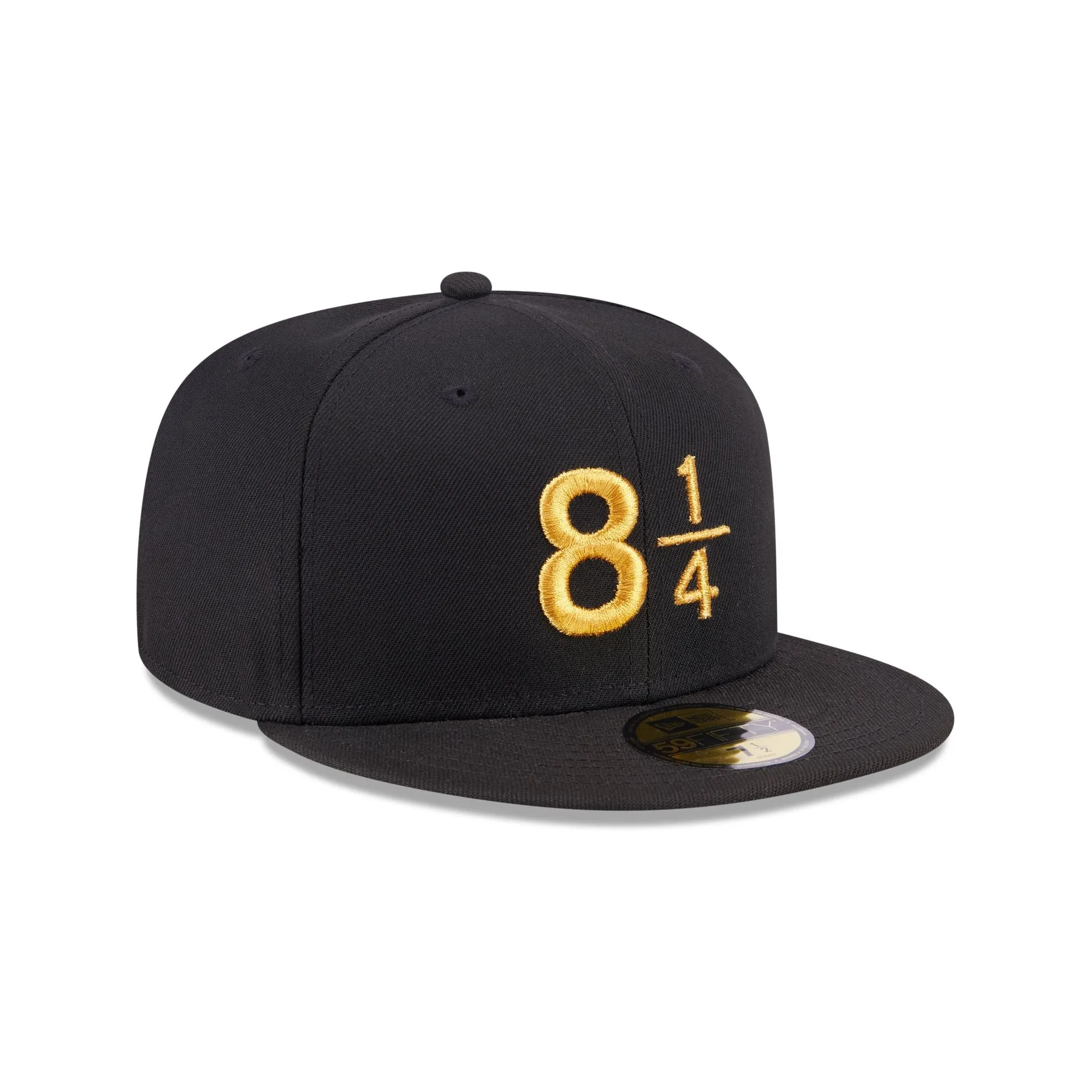 New Era Cap Signature Size 8 1/4 Black 59FIFTY Fitted Hat