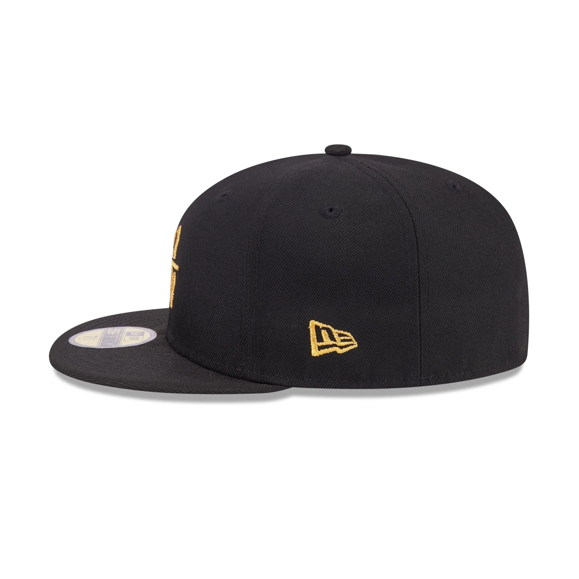New Era Cap Signature Size 8 1/4 Black 59FIFTY Fitted Hat