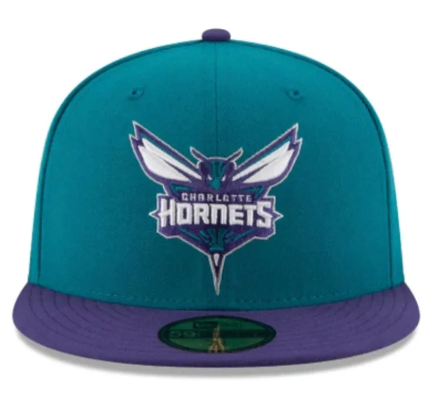 New Era Charlotte Hornets Two Tone 59fifty Fitted Cap
