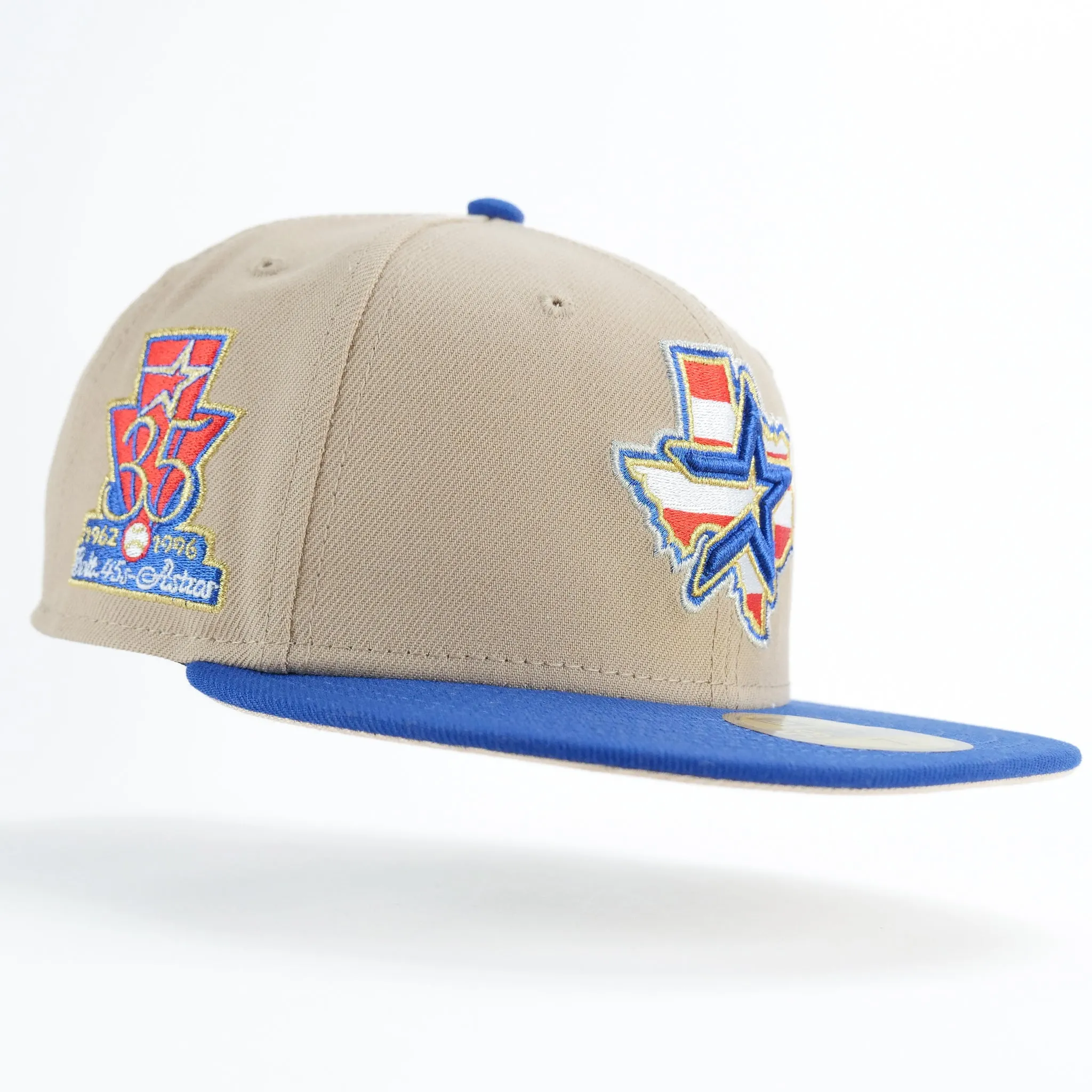 New Era Custom Exclusive Fitted 5950 Houston Astros 35 Years Coammerative Patch