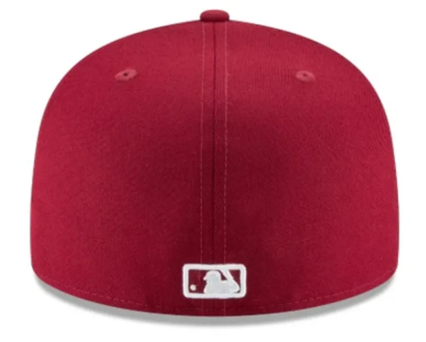 New Era Los New York Yankees Burgundy Fashion Color Basic 59fifty Fitted Cap