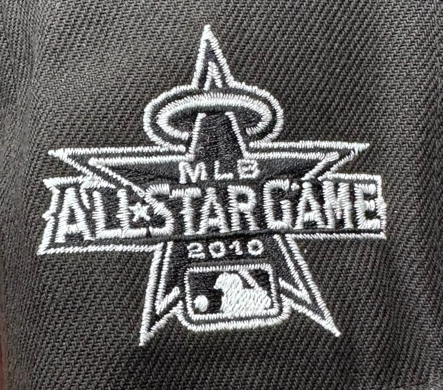 New Era Los Ángeles Ángels of Anaheim Black and White 2010 ASG SP Gray UV 59fifty Fitted Cap