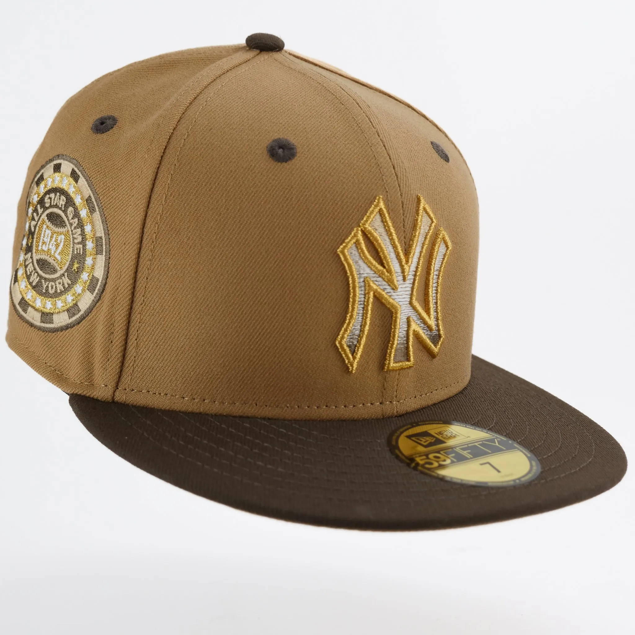 New Era New York Yankees 5950 1942 Patch (Timberland Wheat 6-inch Boot Match)