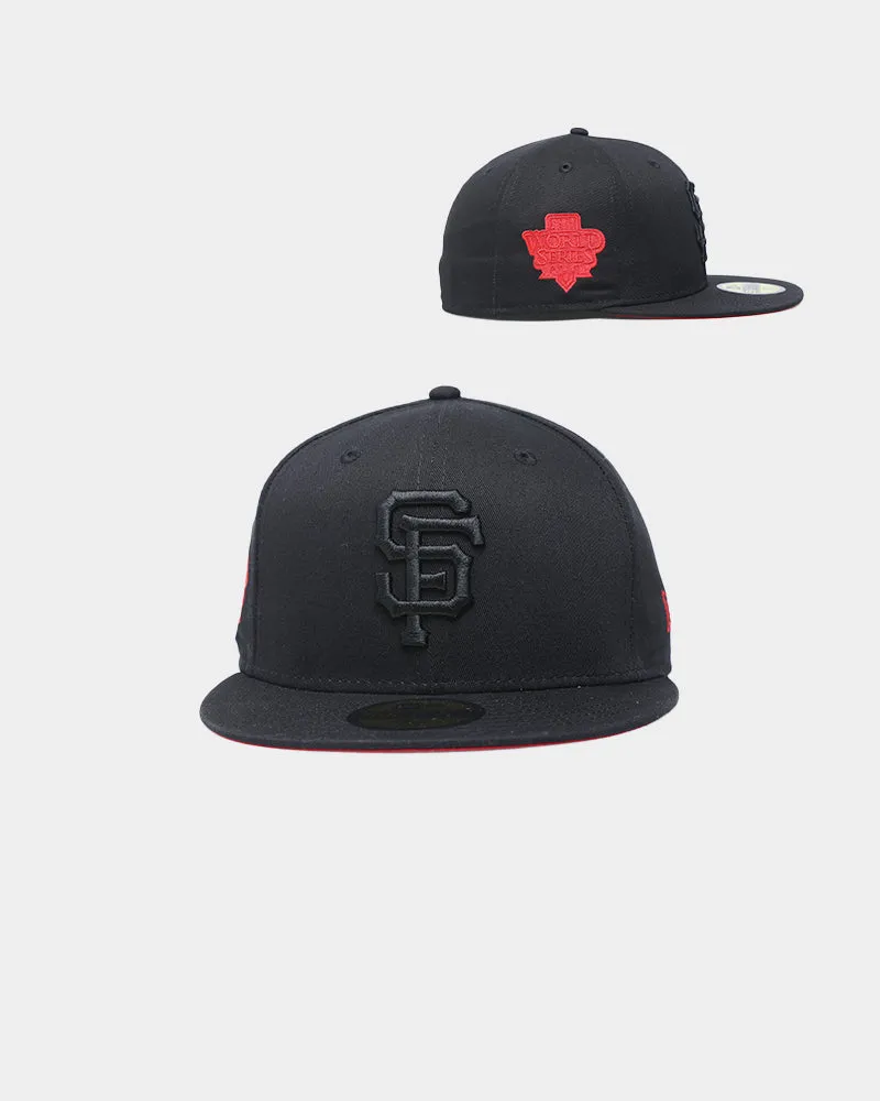 New Era San Francisco Giants 'Red Carpet' World Series 2010 59FIFTY Fitted Black/Red