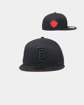 New Era San Francisco Giants 'Red Carpet' World Series 2010 59FIFTY Fitted Black/Red