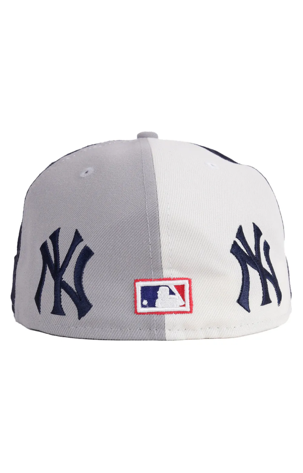 NY Yankees Logo Pinwheel Fitted Cap by New Era