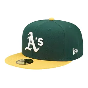 Oakland Athletics 59Fifty Fitted Cap Green Yellow