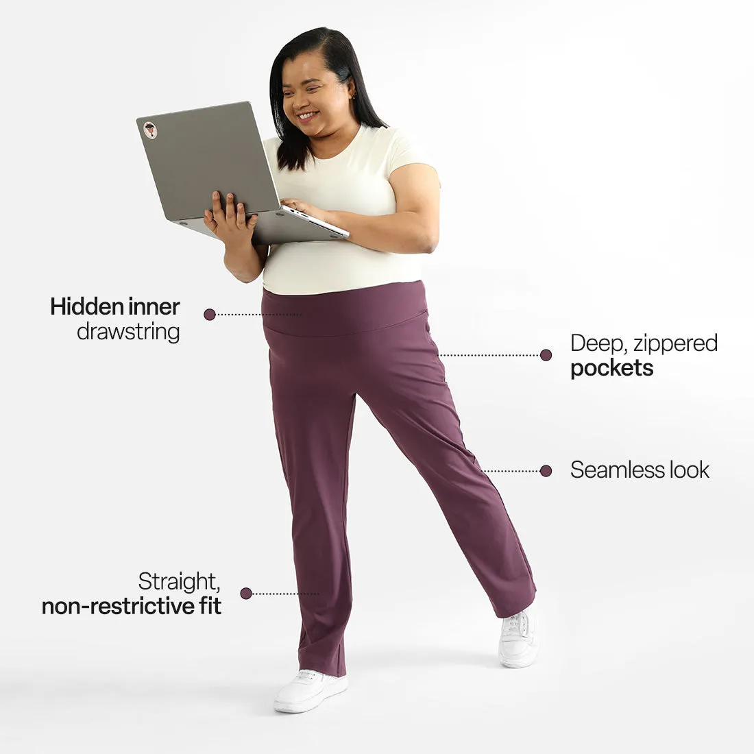On-The-Go Straight Pants - Classic