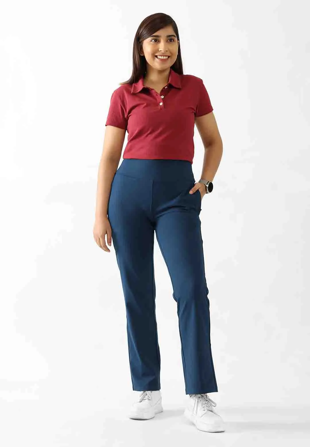 On-The-Go Straight Pants - Classic
