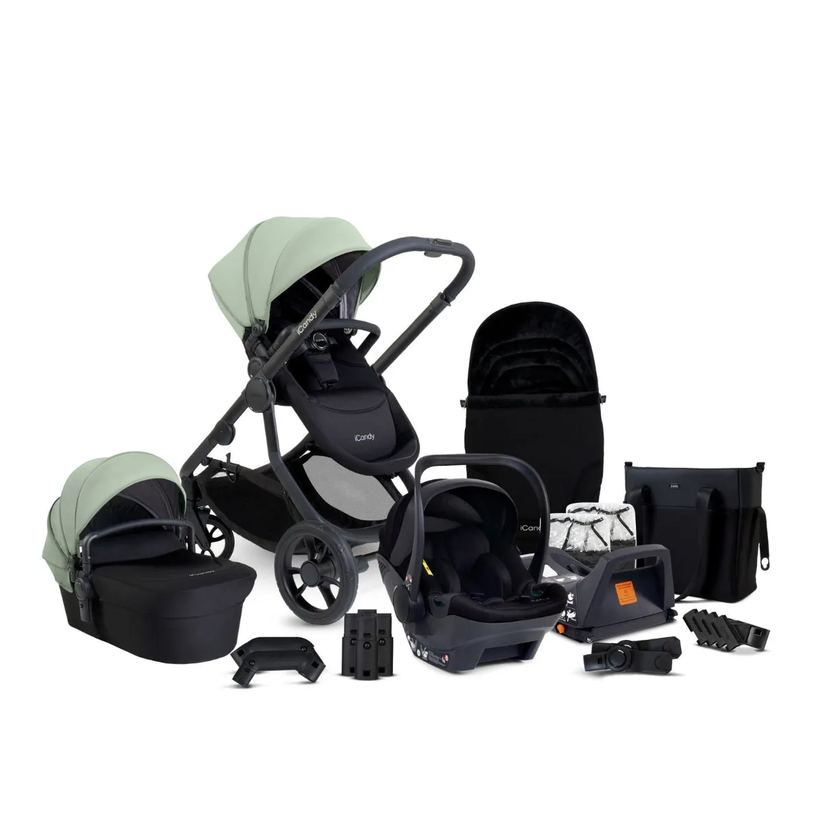 Orange 4 Travel System with iCandy Cocoon & Base