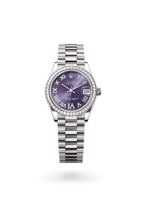 Oyster, 31 mm, white gold and diamonds