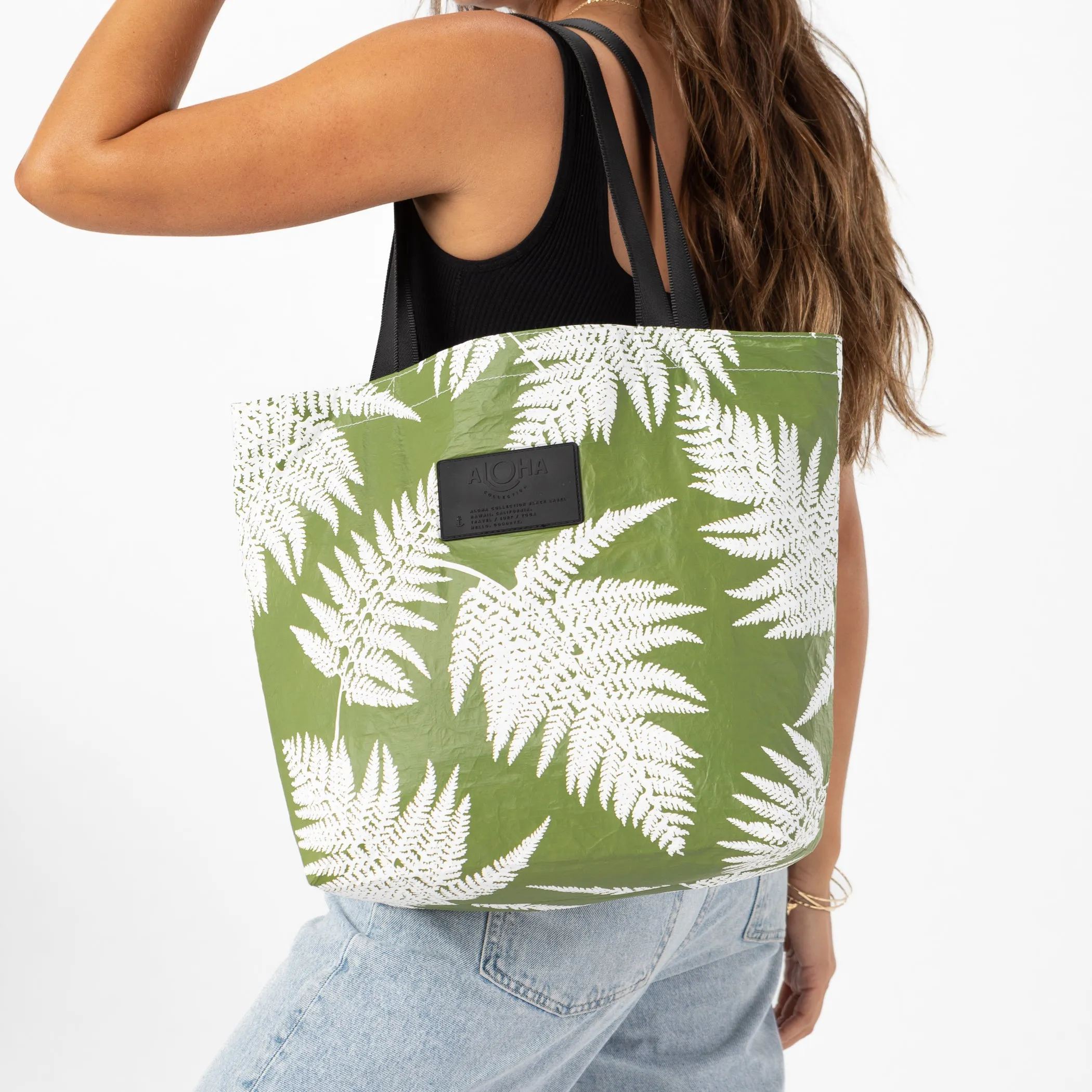 Palapalai Reversible Tote / Seaweed