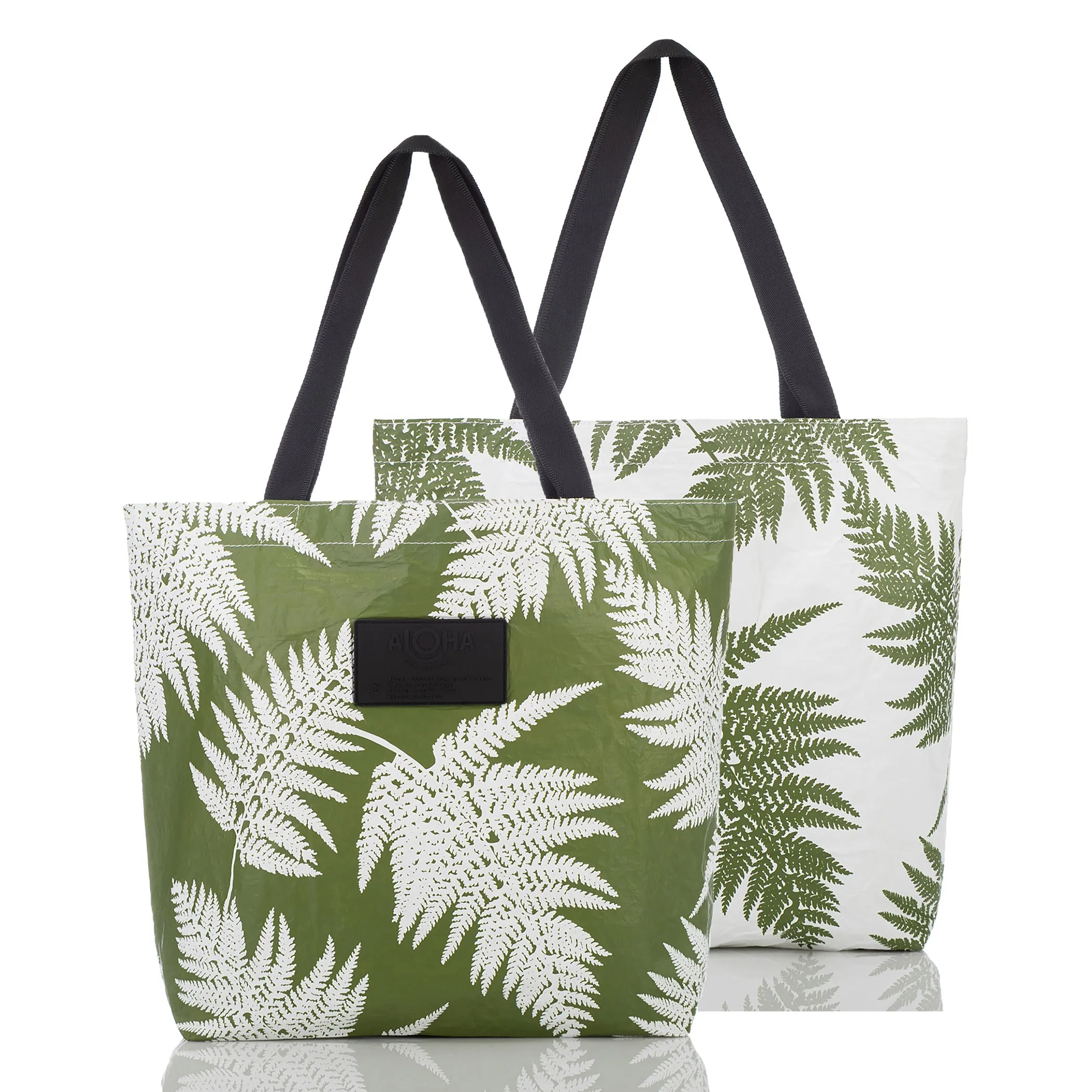 Palapalai Reversible Tote / Seaweed