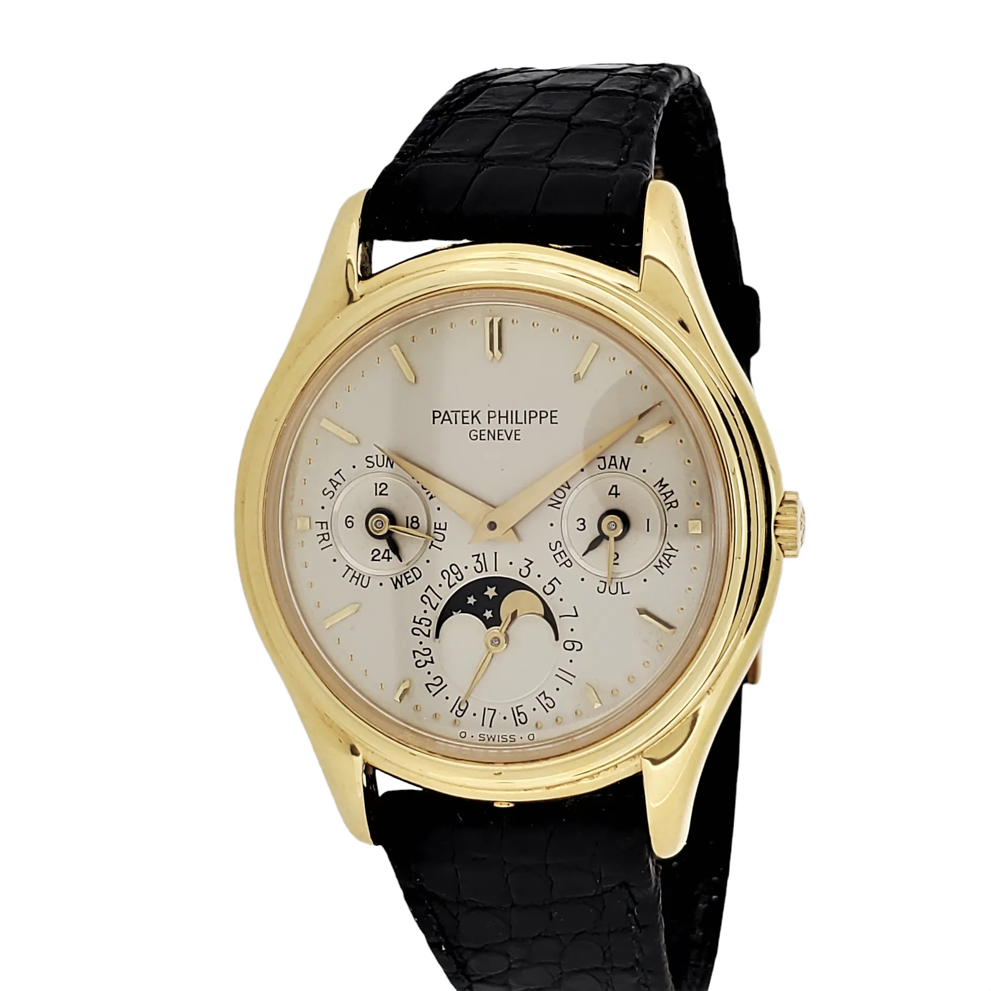 Patek Philippe 3940J 1st Series, Perpetual Calendar Watch Circa 1985