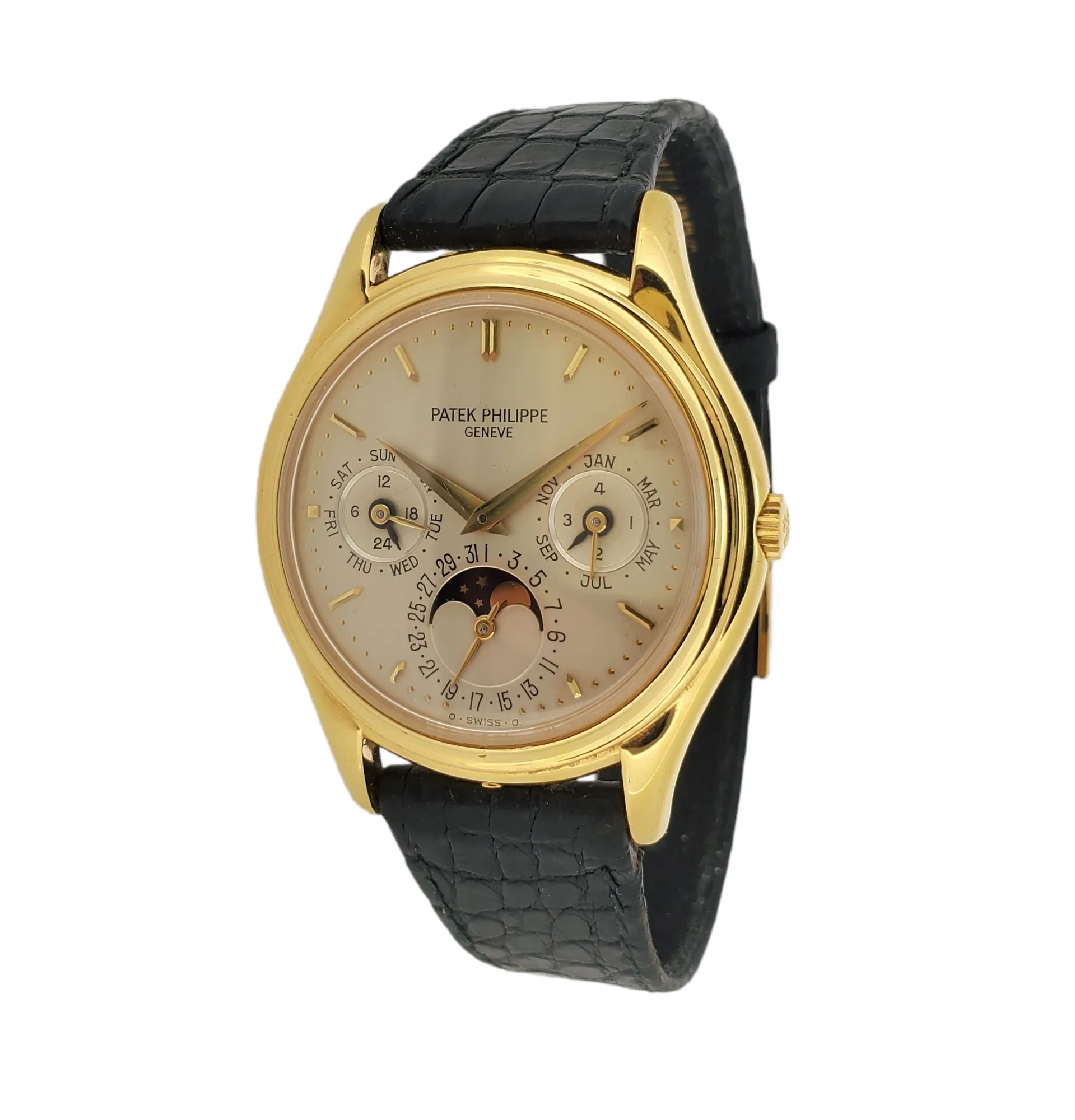 Patek Philippe 3940J 1st Series, Perpetual Calendar Watch Circa 1985