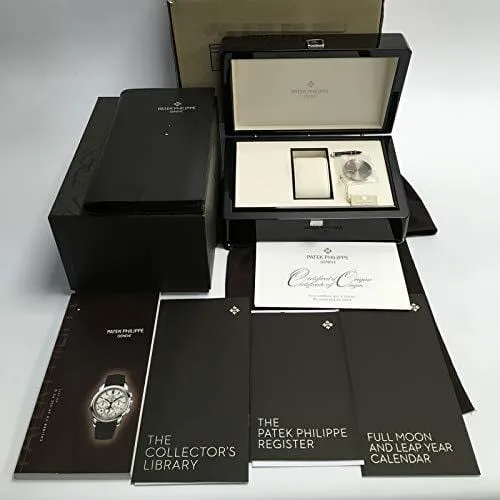 Patek Philippe Grand Complications Mechanical (Hand-Winding) Silver Dial Mens Watch 5270G-013 (Certified Pre-Owned)