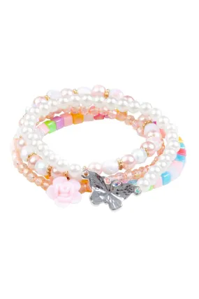 Pearly Butterfly Bracelet Set by Creative Education