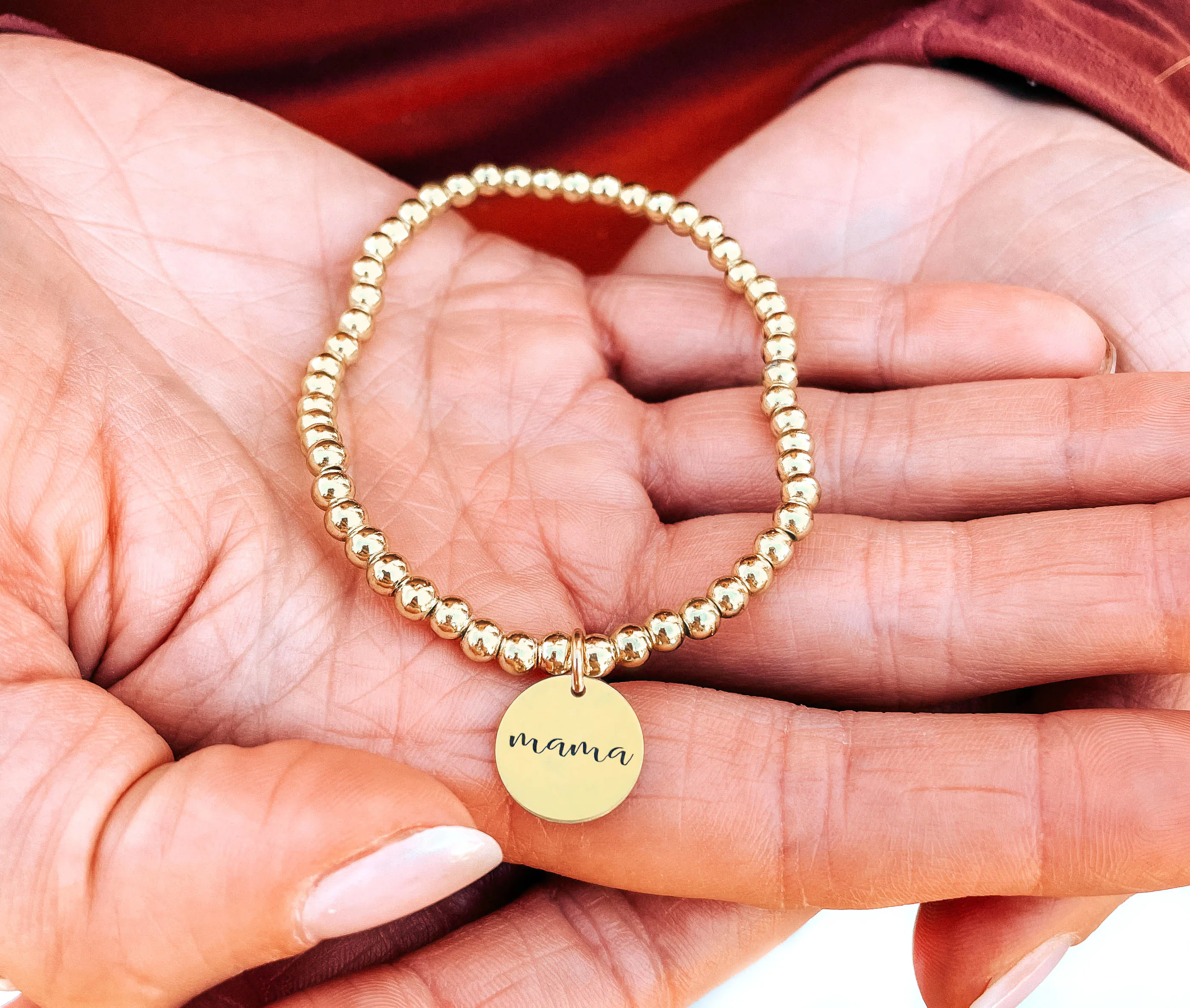 Personalized Mama Bracelet
