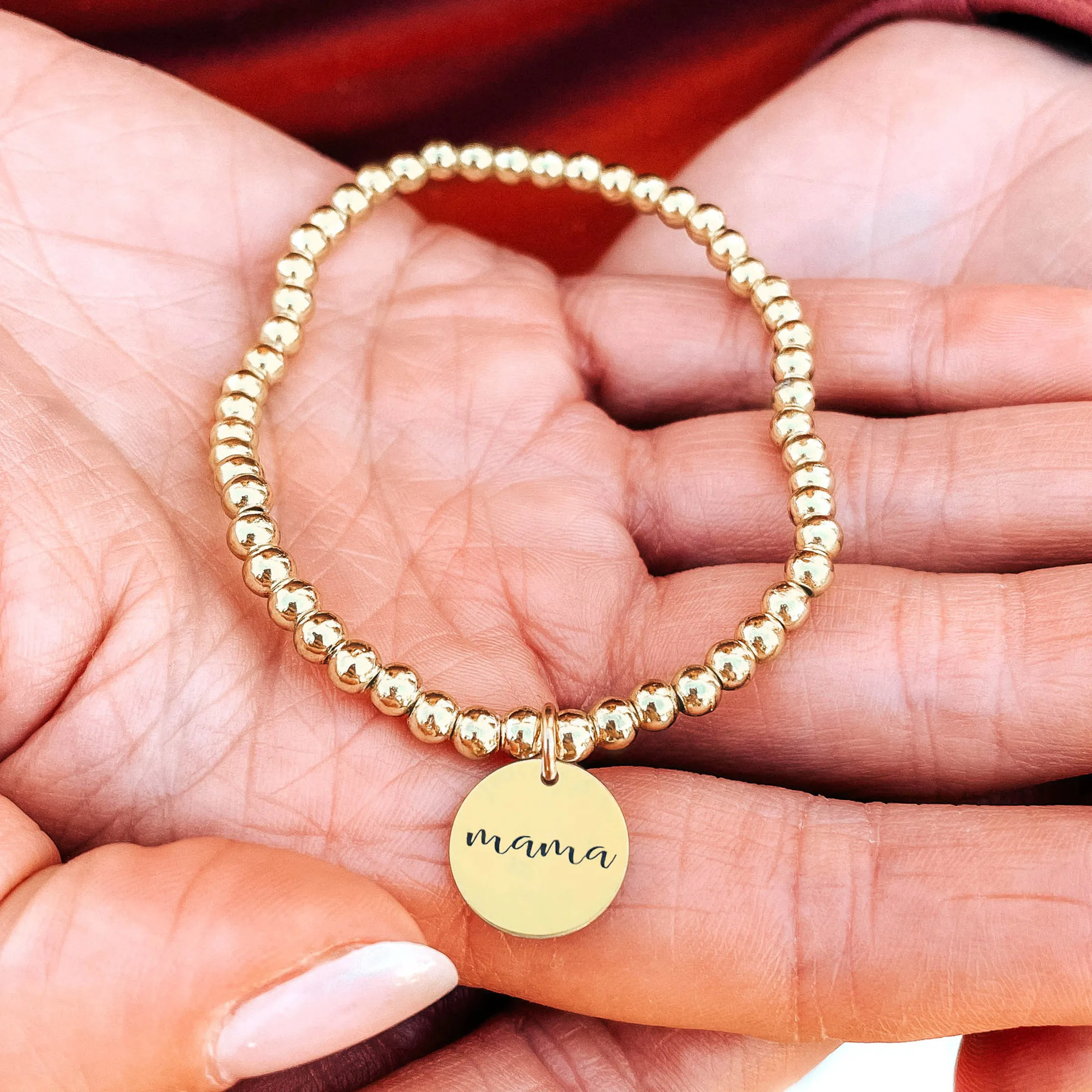 Personalized Mama Bracelet