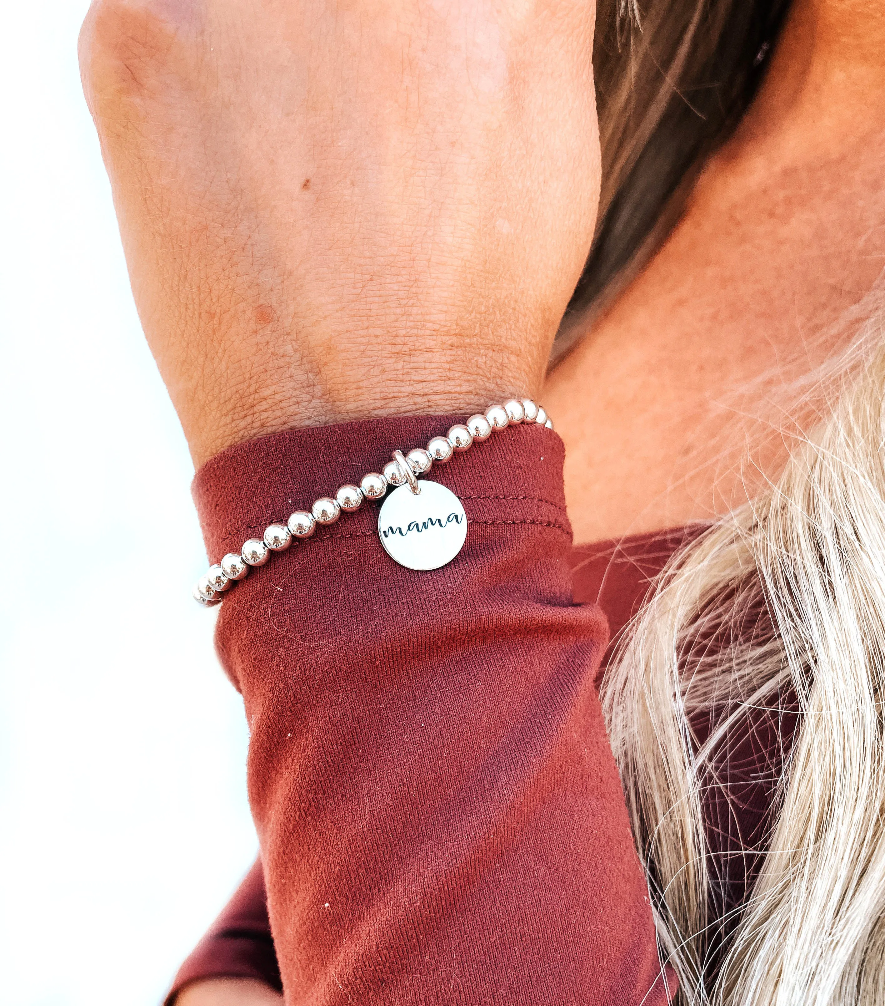 Personalized Mama Bracelet