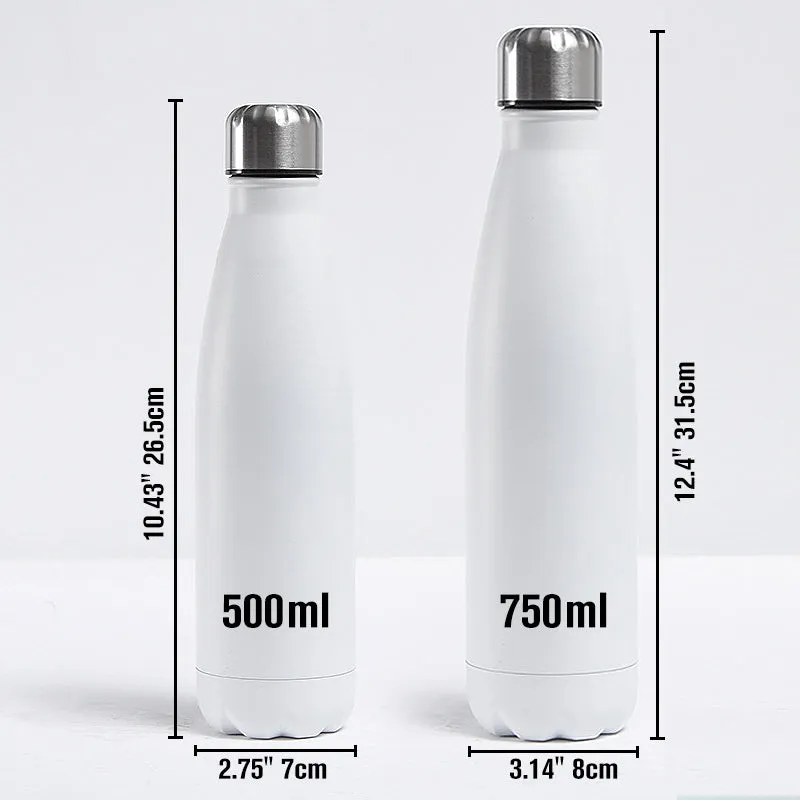 Personalized Sports Water Bottles Made From Pet Photos for Travel, Sports