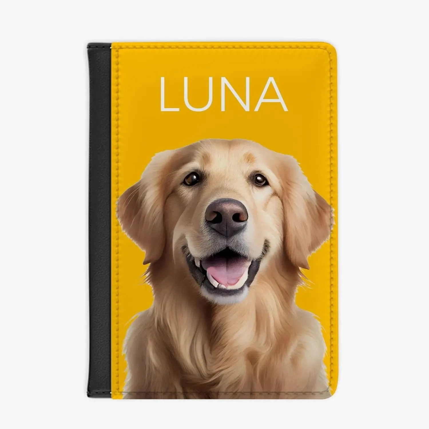 Pet Photo Personalized Passport Cover