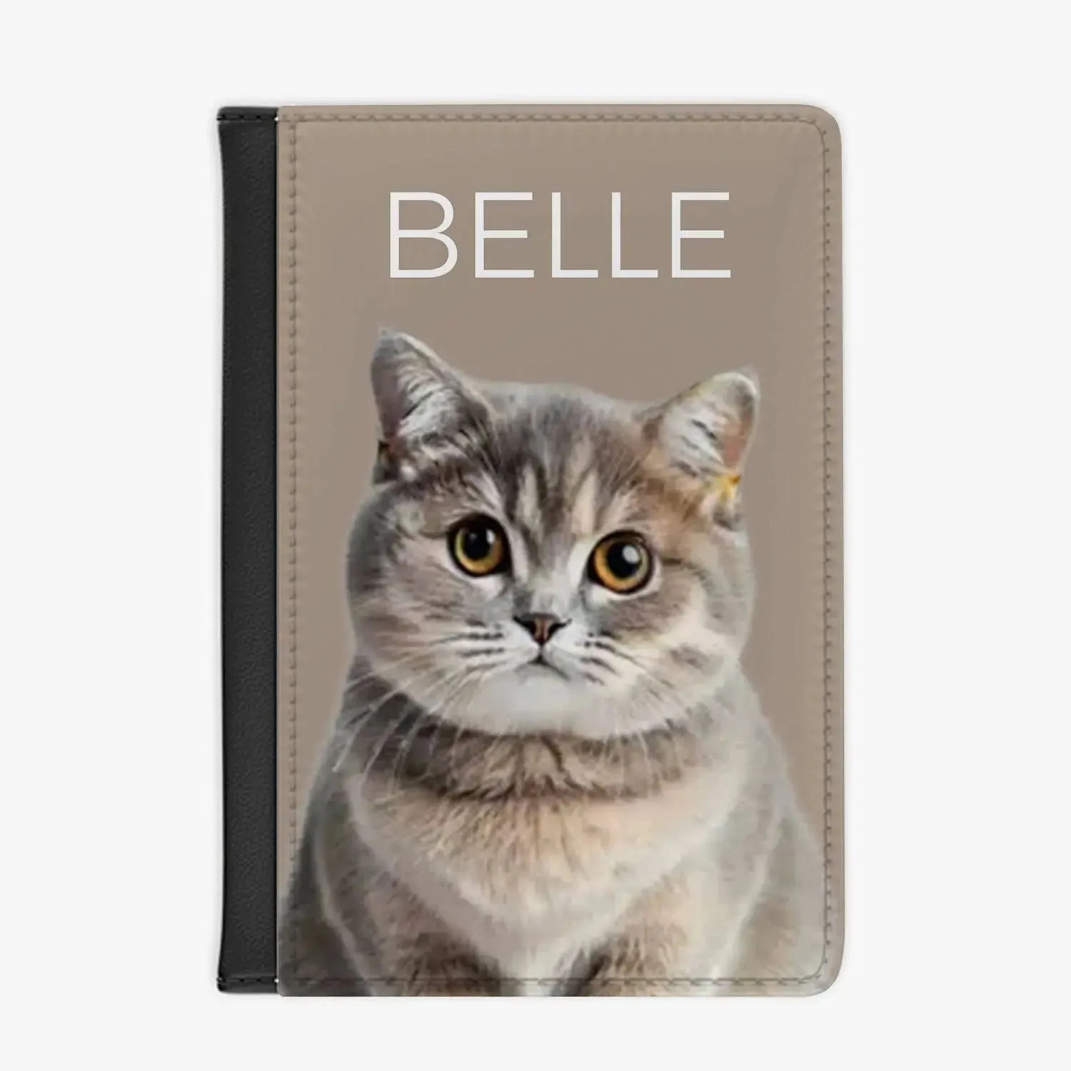 Pet Photo Personalized Passport Cover