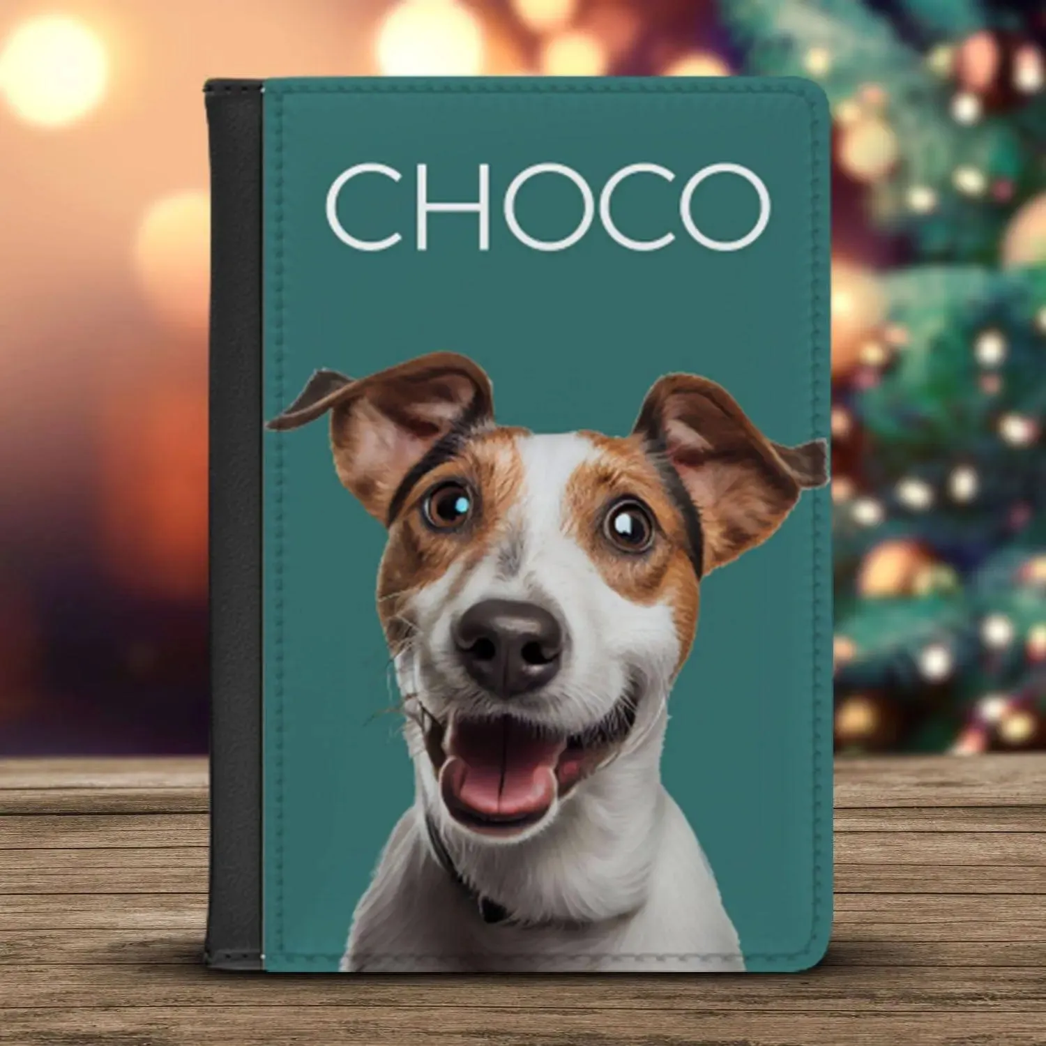 Pet Photo Personalized Passport Cover
