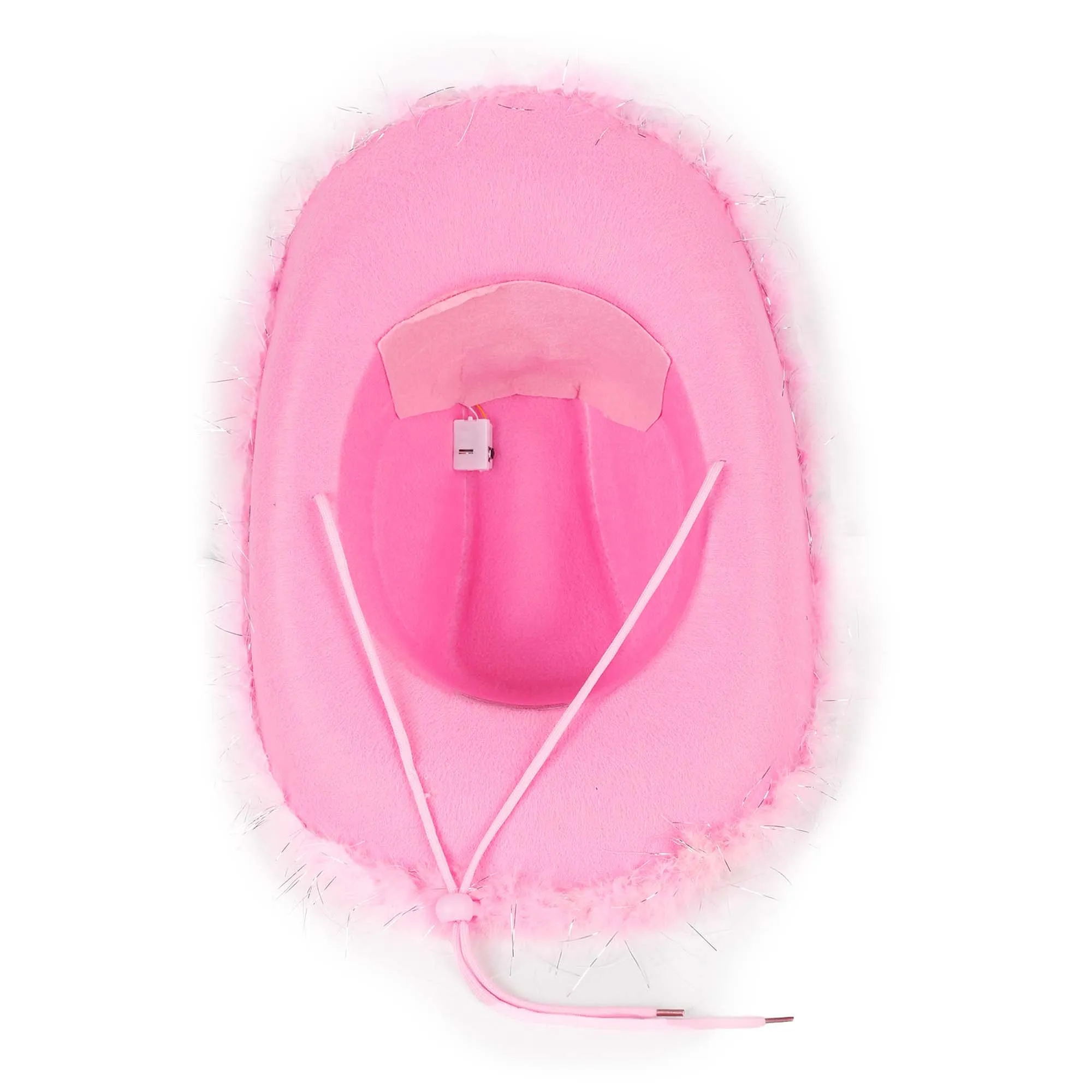 Pink Princess Cowgirl Hat for Adults