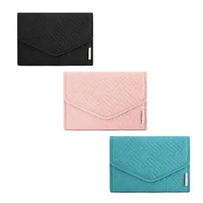 Portable Travel Foldable Jewellery Pouch 1PC 3Colours 23x15cm