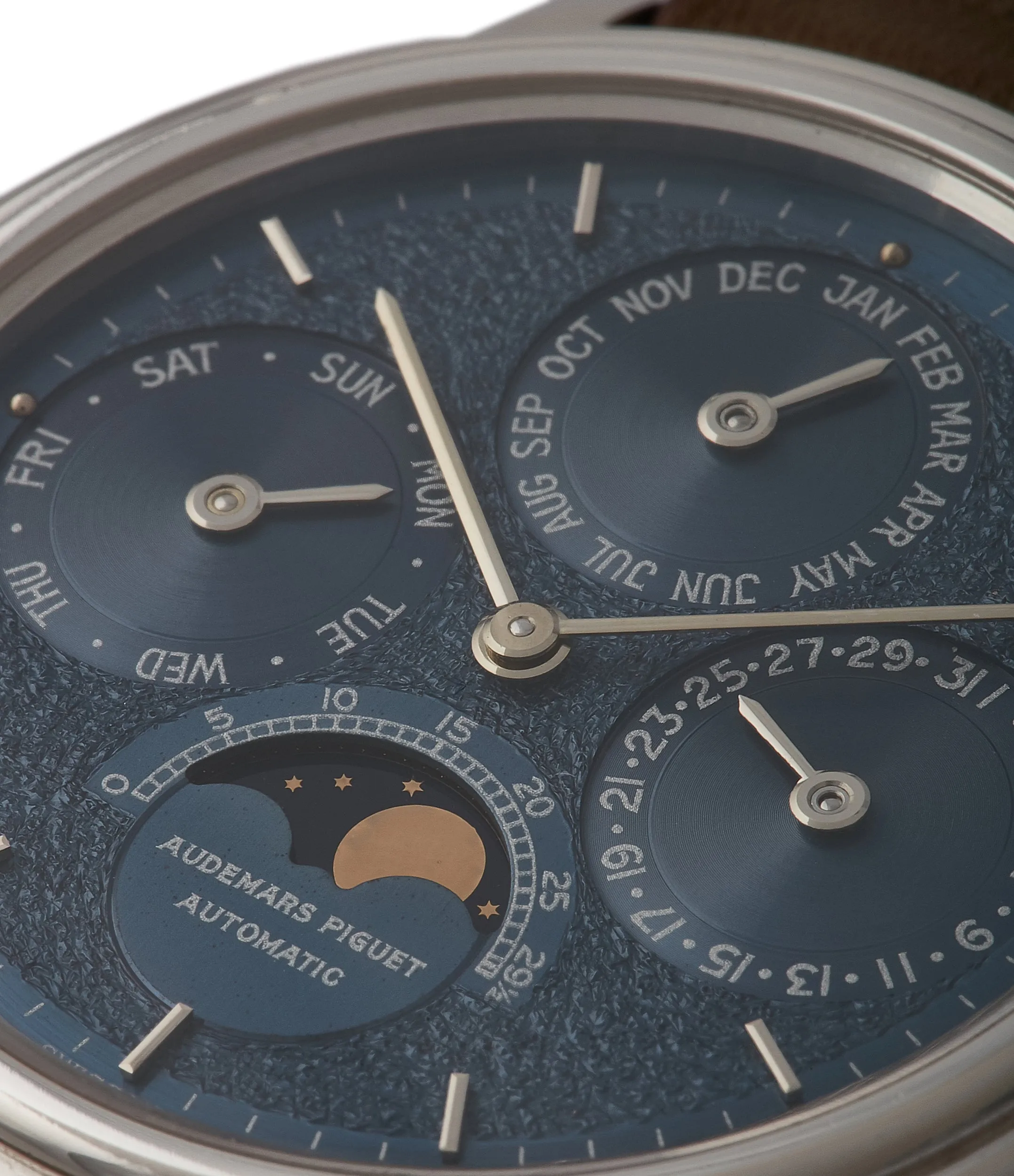 Quantième Perpetual Calendar | Blue 'Tuscan' dial | White Gold