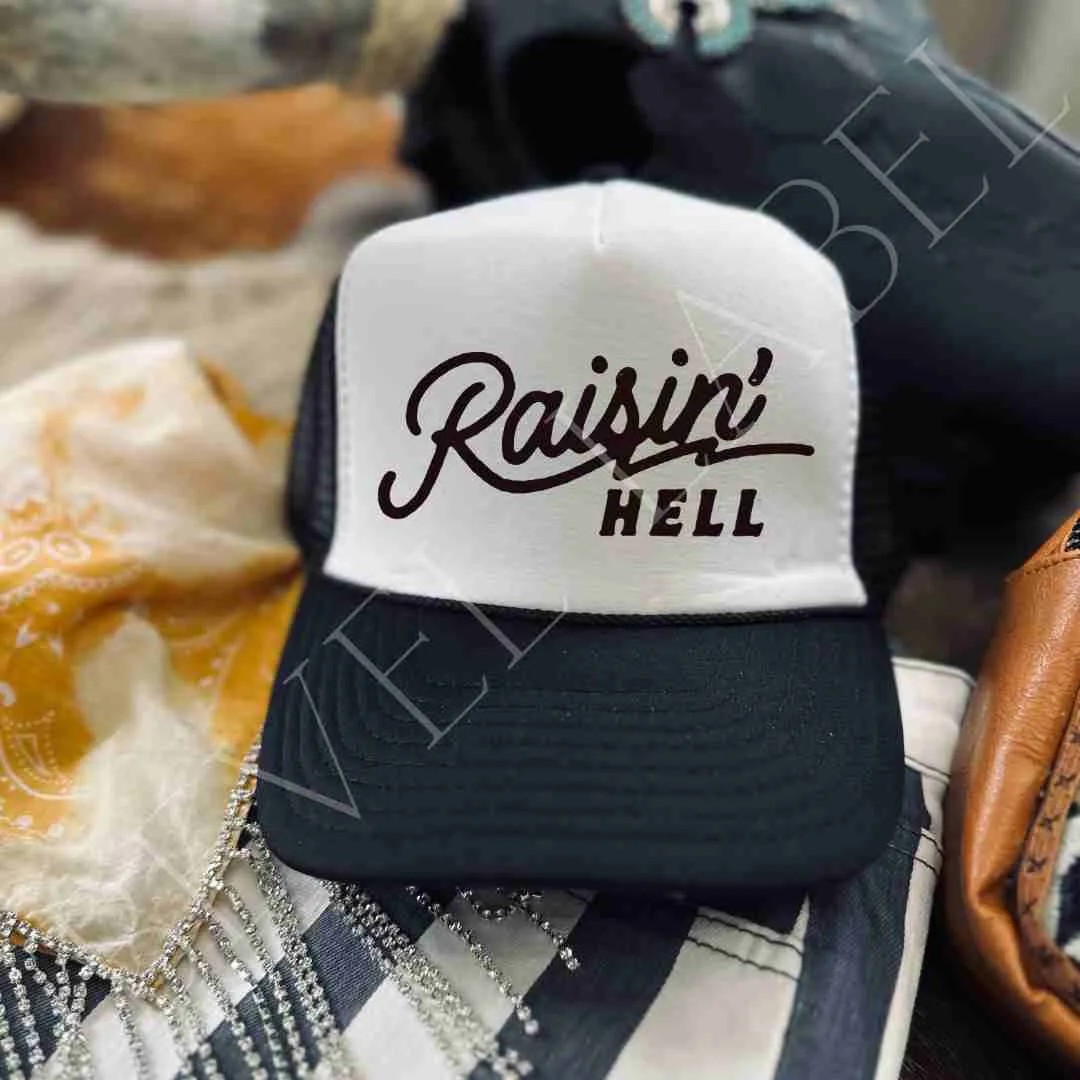 Raising Hell Trucker Hat