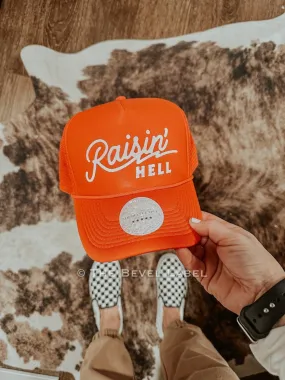Raising Hell Trucker Hat