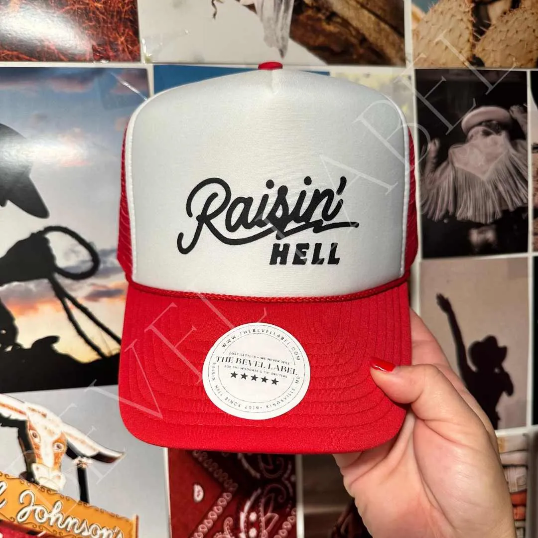 Raising Hell Trucker Hat