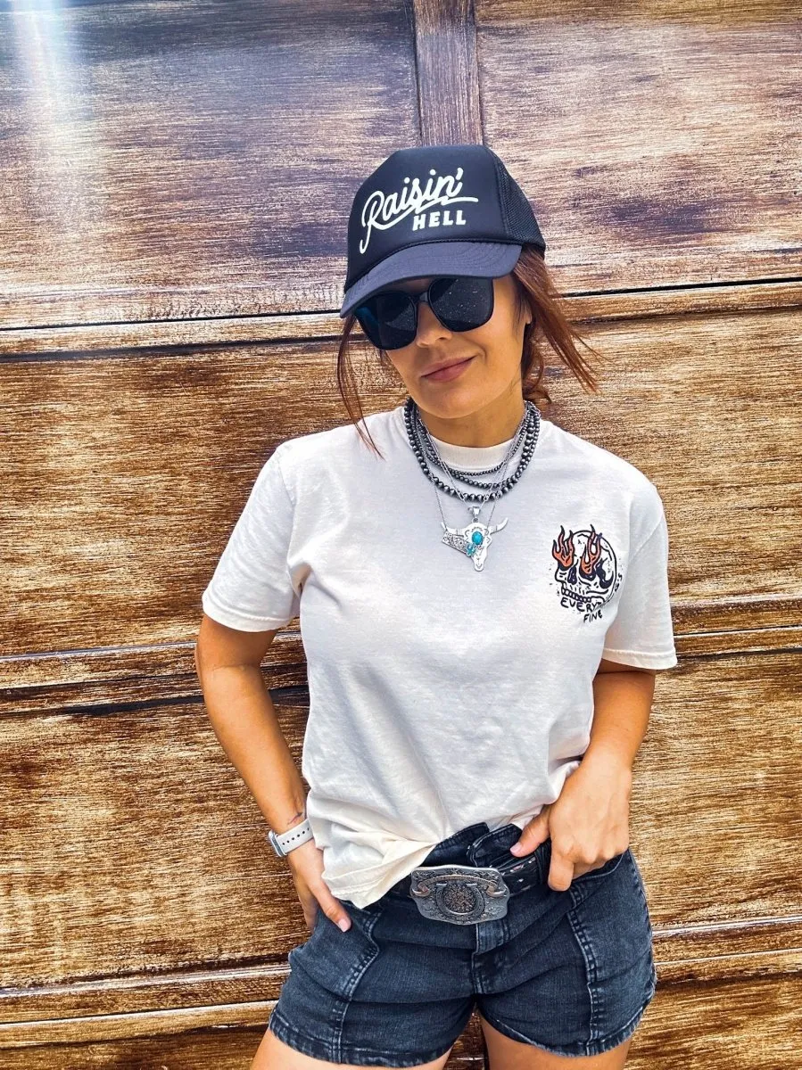 Raising Hell Trucker Hat