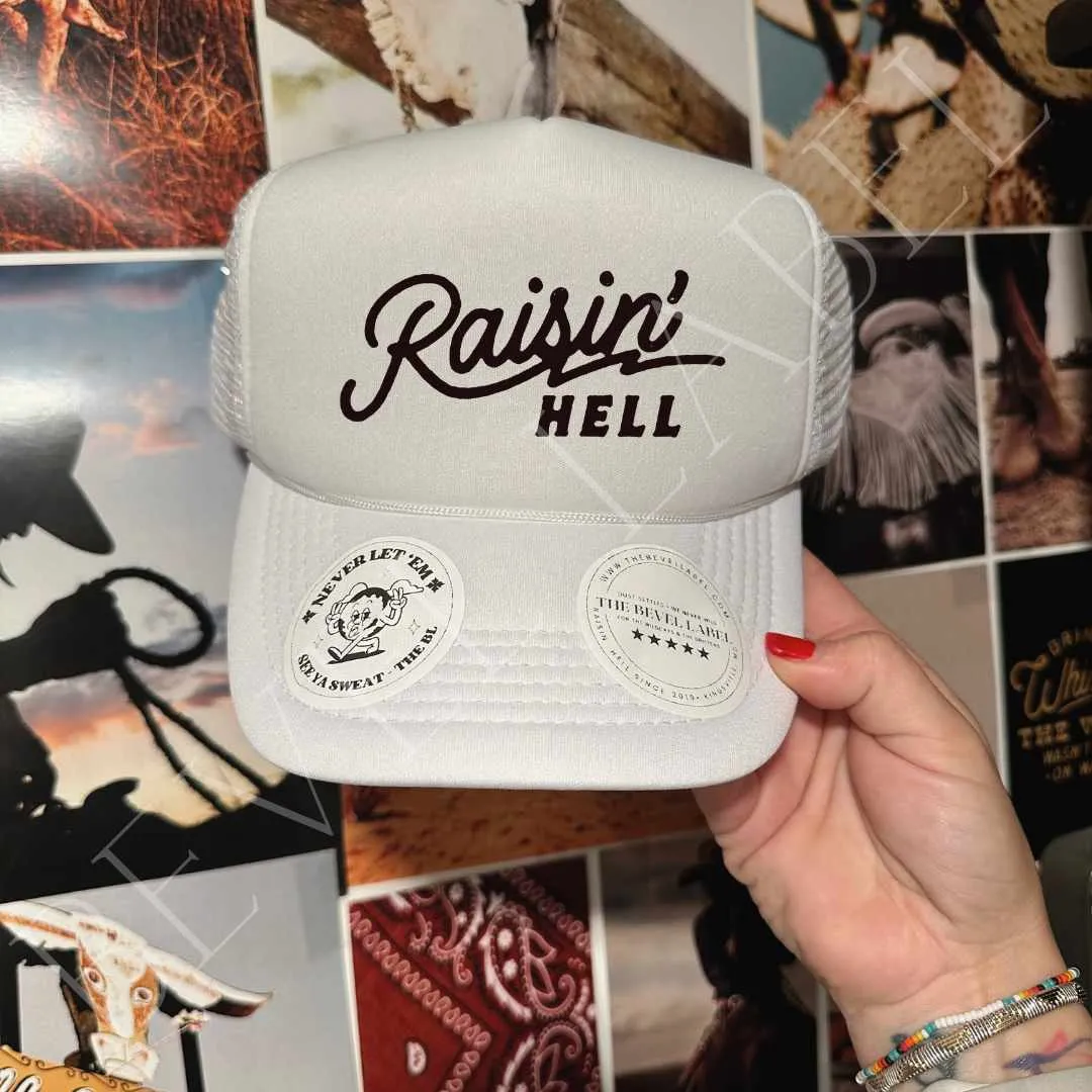 Raising Hell Trucker Hat