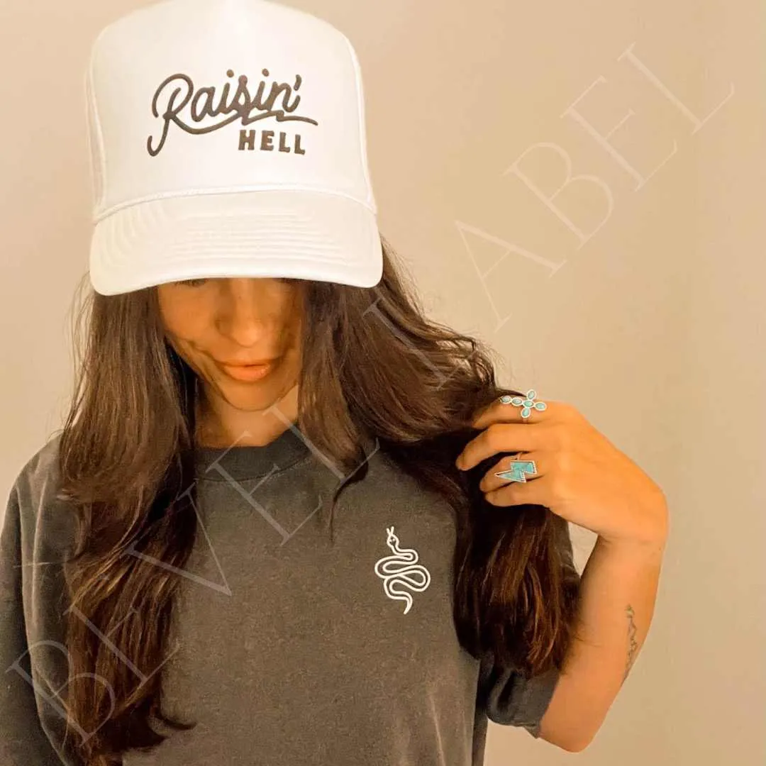 Raising Hell Trucker Hat