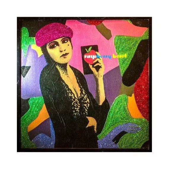 *Raspberry Cotton Classic French Beret, NEW! "The kind you find in a Secondhand Store", PARKHURST BERETS, Made In Canada, #30017