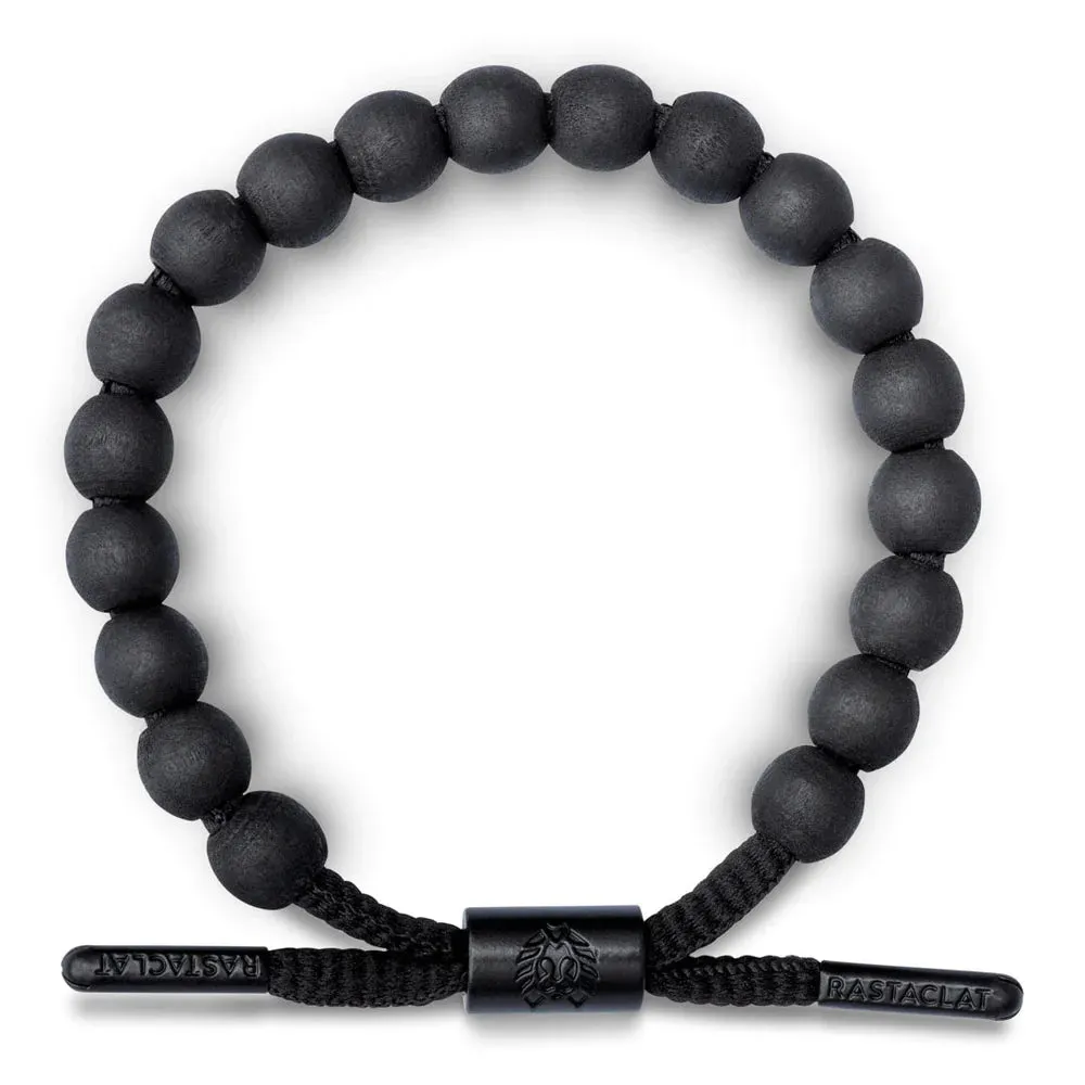 Rastaclat Karma Black Wood Collection Beaded Signature Bracelet