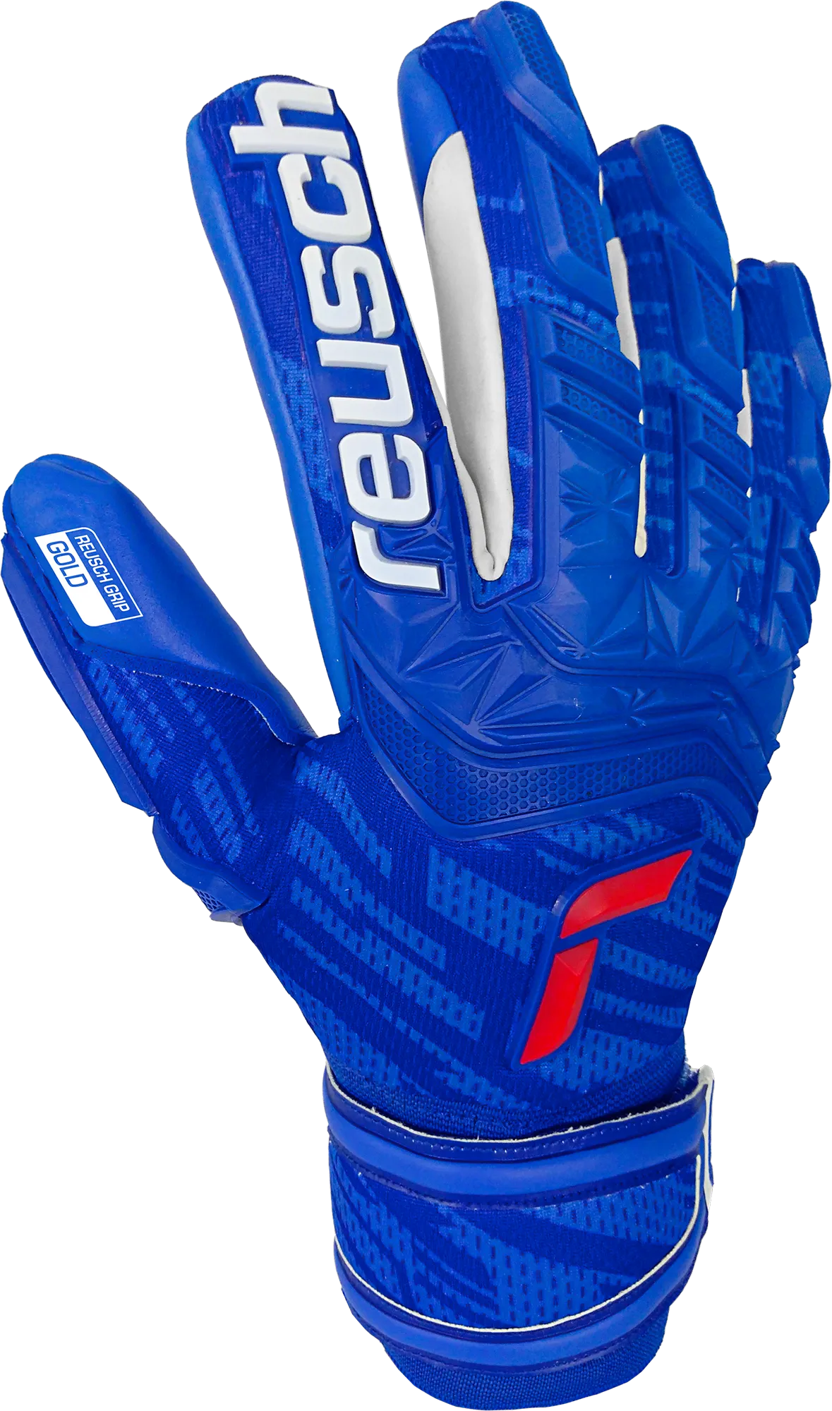 REUSCH ATTRAKT FREEGEL GOLD FINGER SUPPORT-BLUE