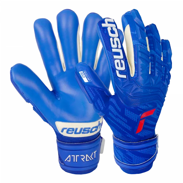 REUSCH ATTRAKT FREEGEL GOLD FINGER SUPPORT-BLUE