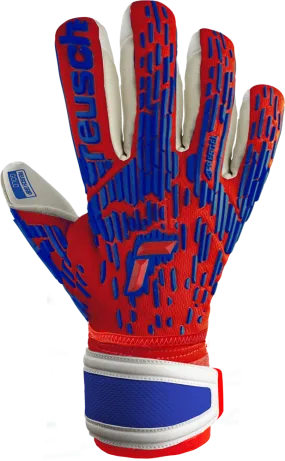 Reusch Attrakt Freegel Gold Finger Support-Stunning Red/White/Blue