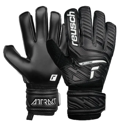 reusch Junior Attrakt Solid Finger Support Goalkeeper Glove