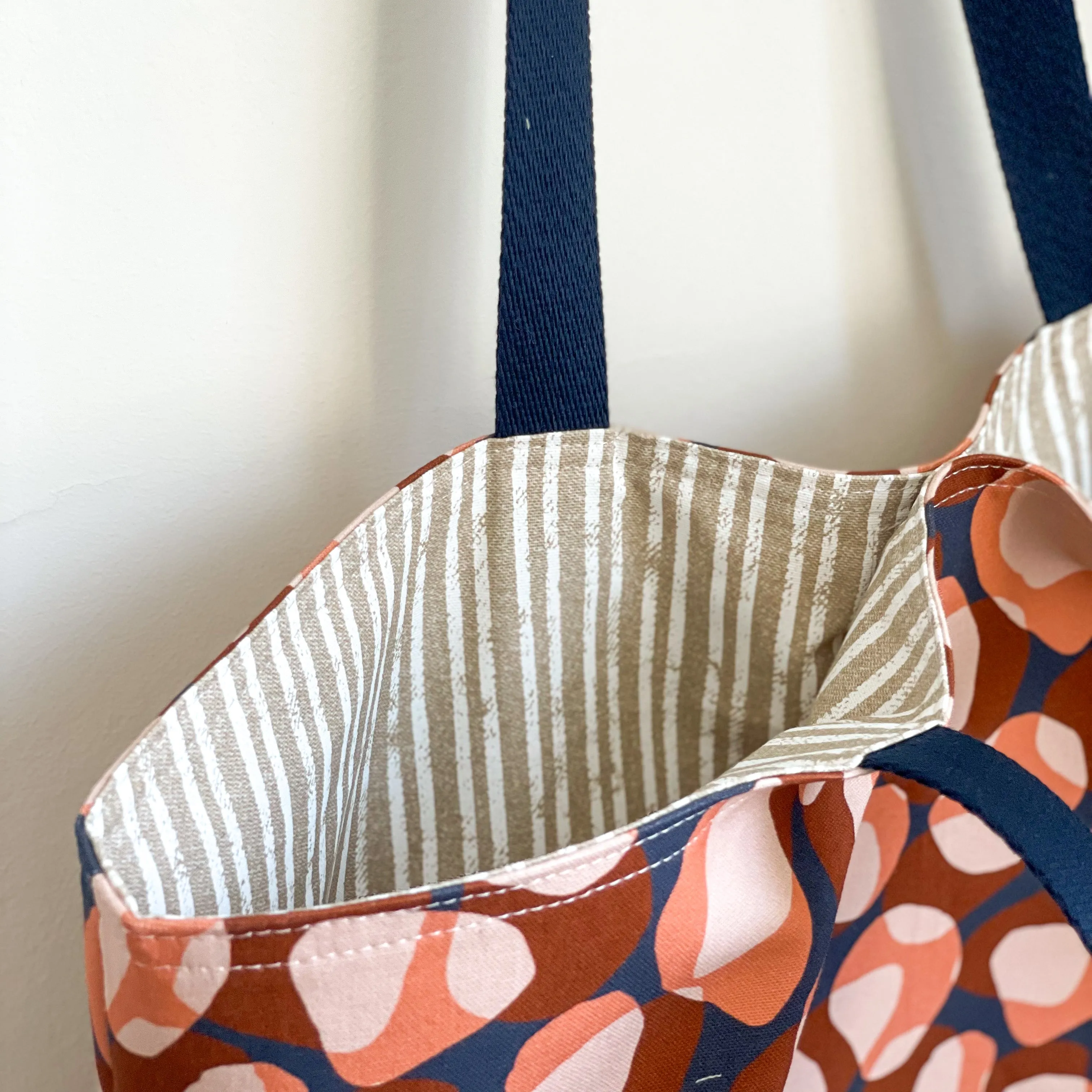 Reversible Canvas Tote Bag