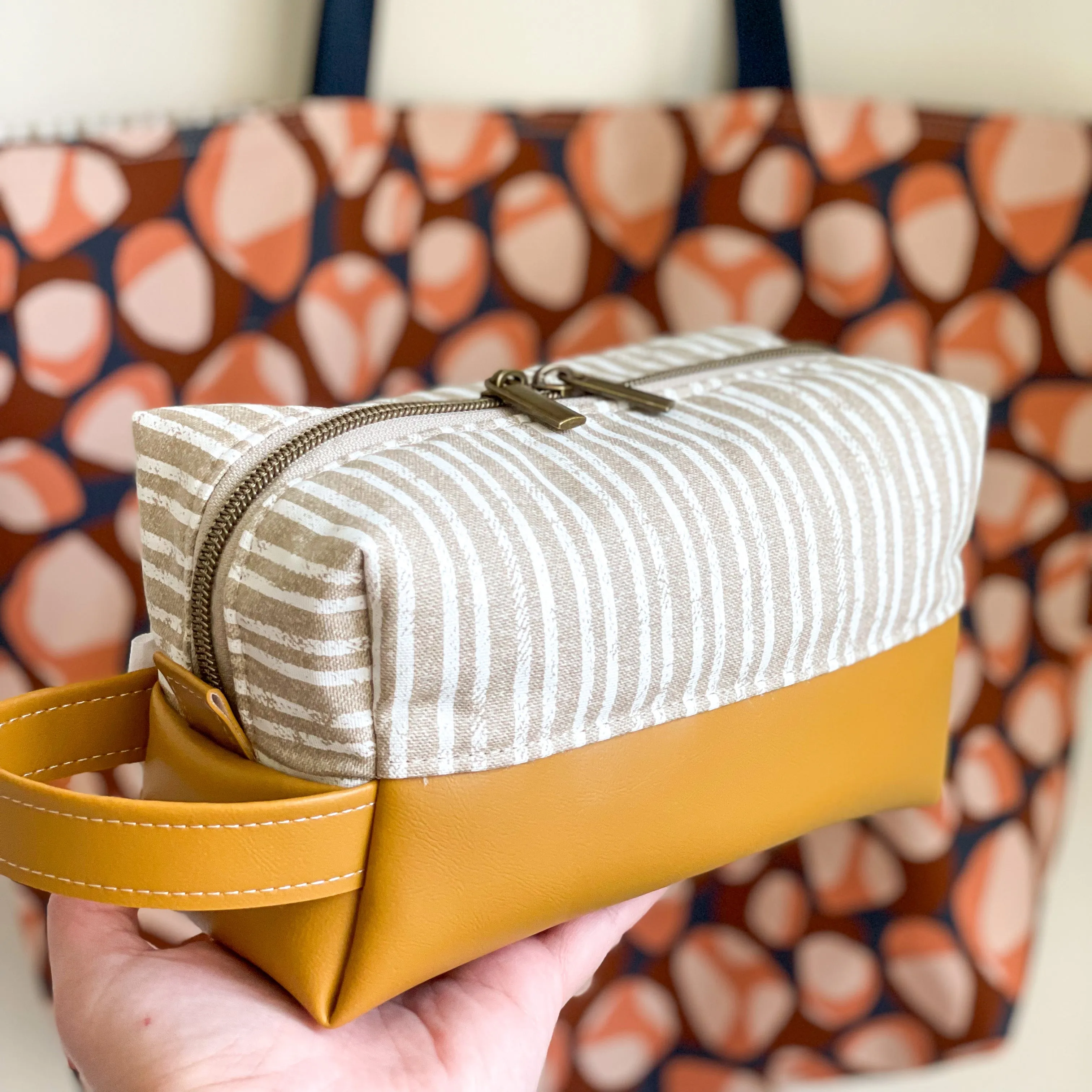 Reversible Canvas Tote Bag