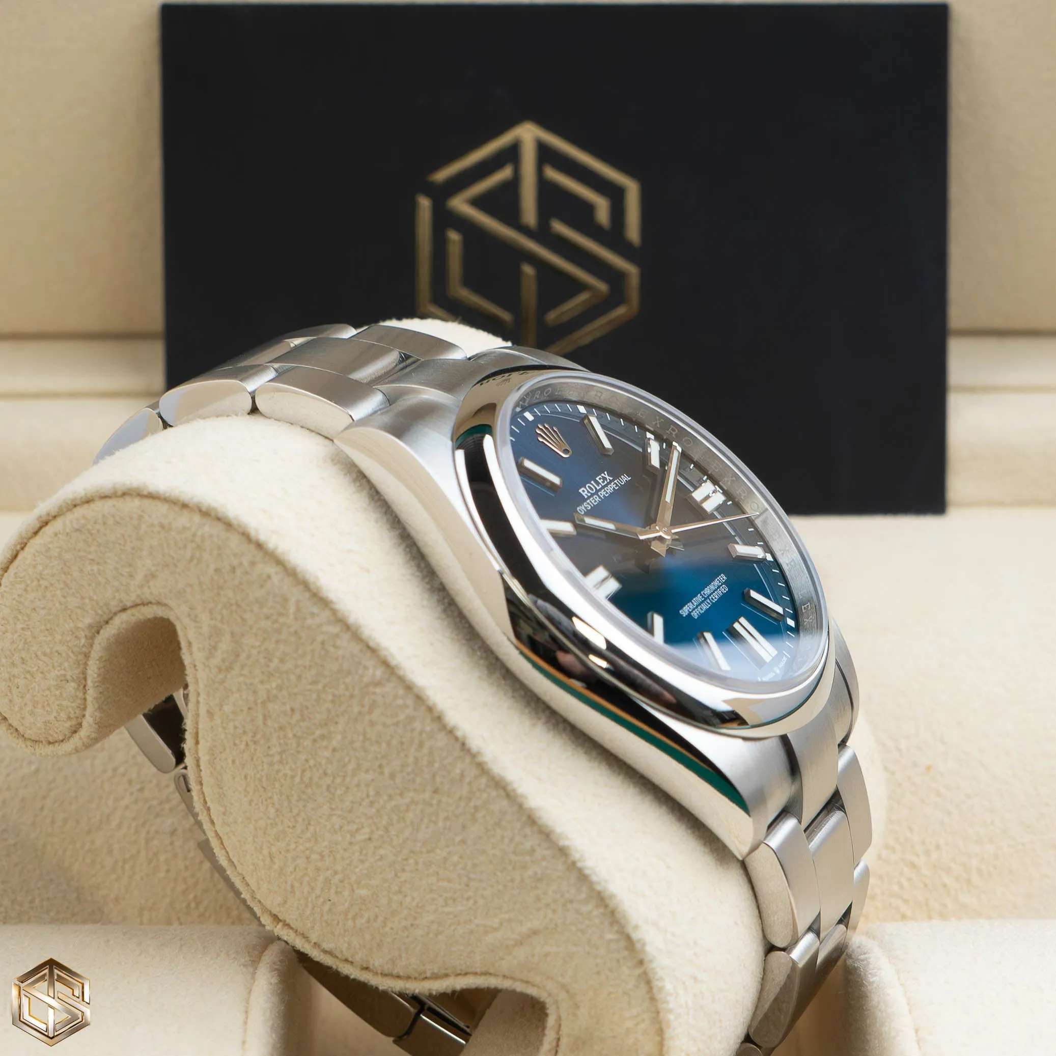 Rolex 124300 Oyster Perpetual 41 Blue Dial Sept 2023 Full Set Unworn Watch