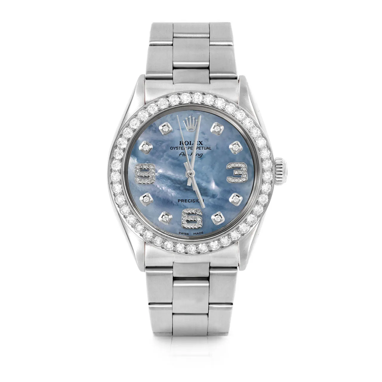 Rolex Air King 34mm | 5500-SS-BLMOP-8DA369-2CT-OYS