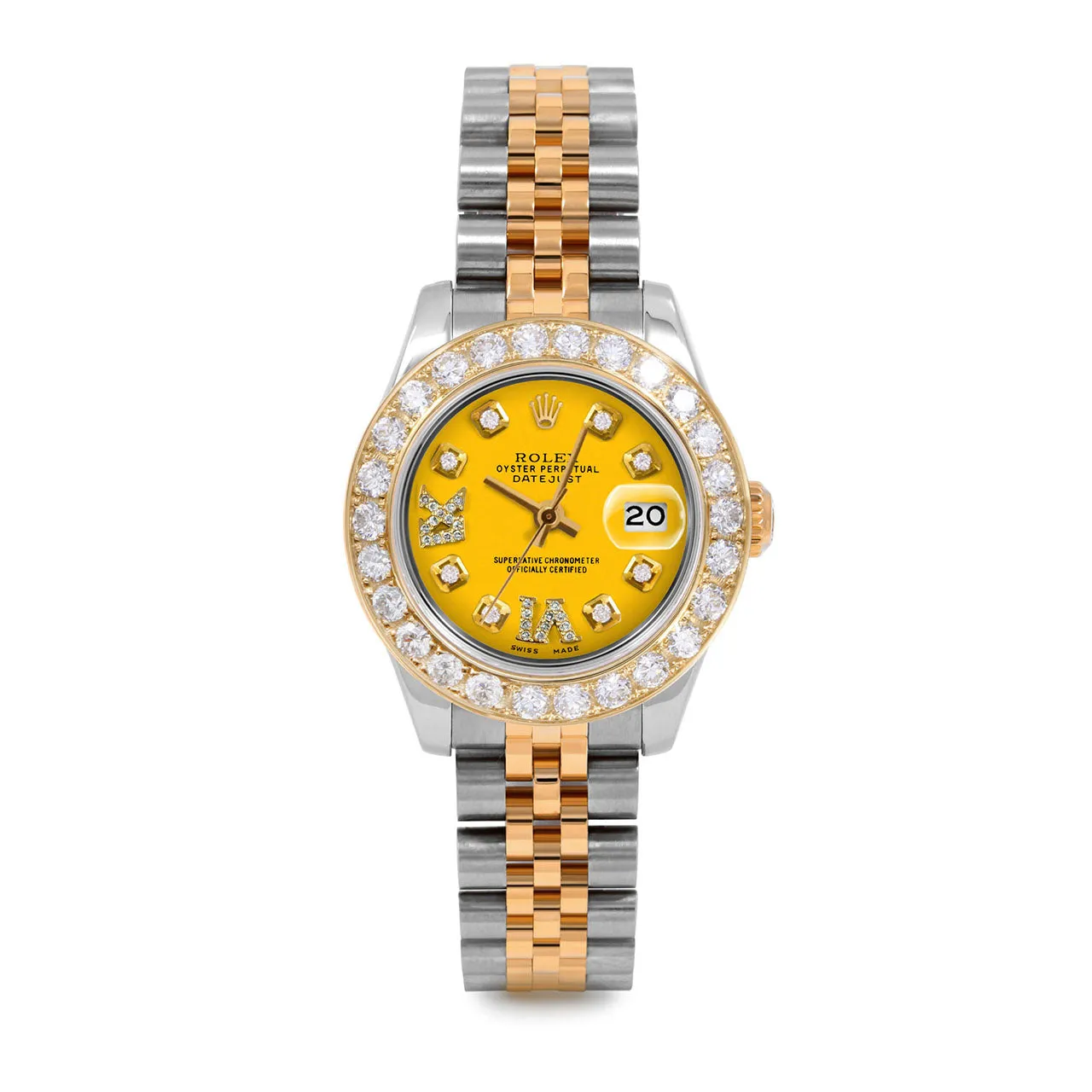 Rolex Datejust 26mm | 179173-YLW-8DR69-2CT-JBL
