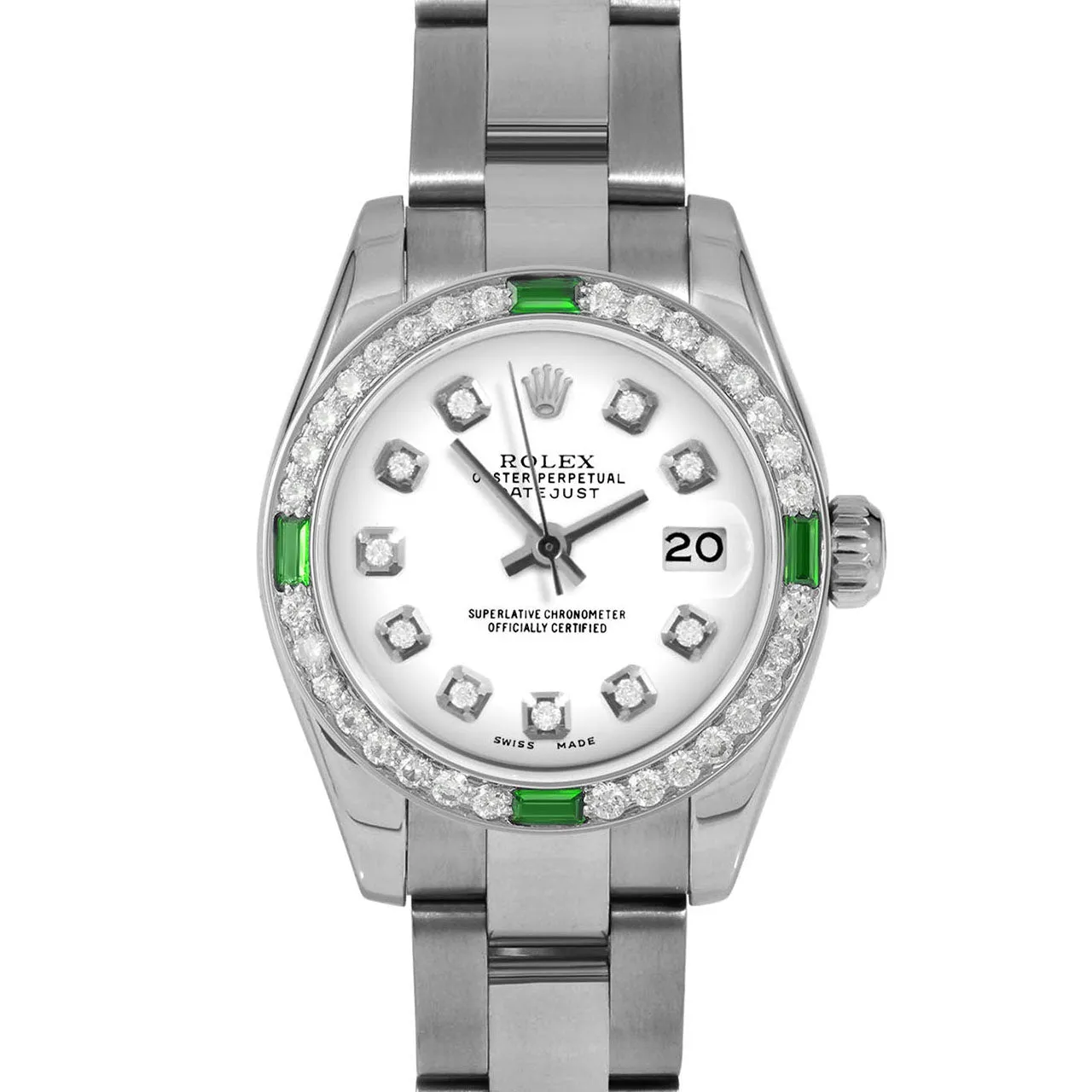 Rolex Datejust 26mm | 179174-WHT-DIA-AM-4EMD-OYS
