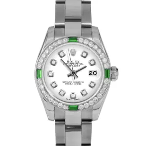 Rolex Datejust 26mm | 179174-WHT-DIA-AM-4EMD-OYS